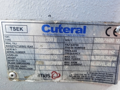 Cutarel PAR 350 M Zaviyeli Tam Otomatik Şerit Testere 09
